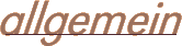 allgemein