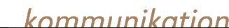 kommunikation